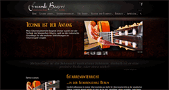 Desktop Screenshot of gitarrenschule-berlin.de